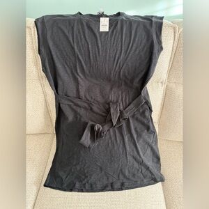 J. Crew BLACK Tie-Waist Knit Dress